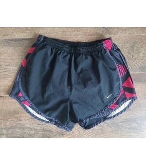 Nike Dri-Fit Athletic Shorts Size S Black Pink Activewear Running Lined Workout